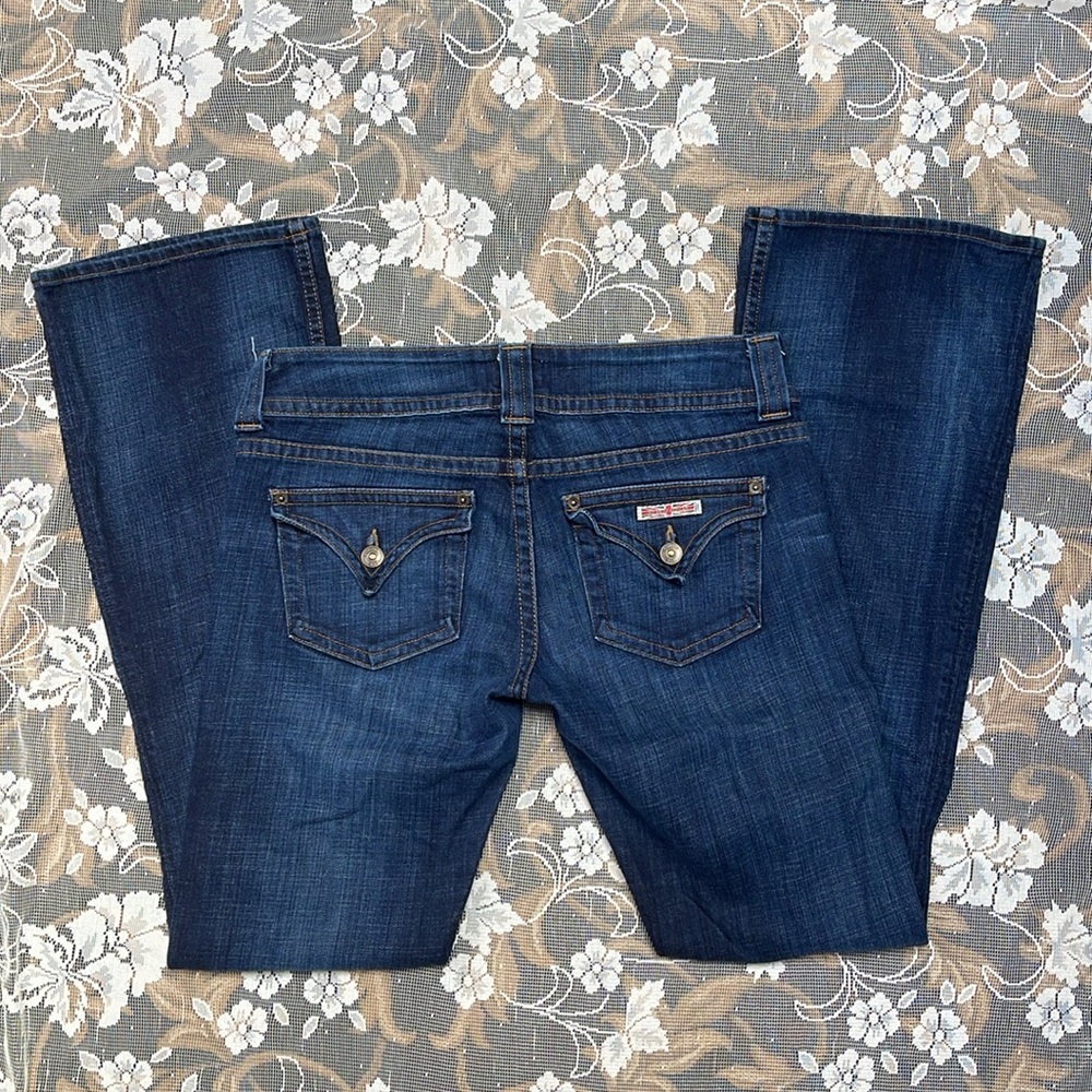 Hudson Jeans Dark Blue Denim Bootcut Jeans